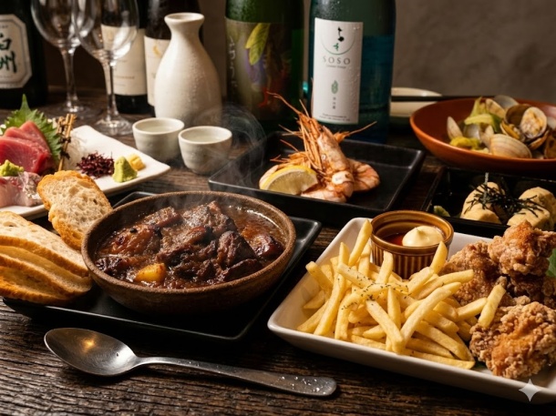 宴会一例※季節ごとに内容は変わります 宴会一例※季節ごとに内容は変わります